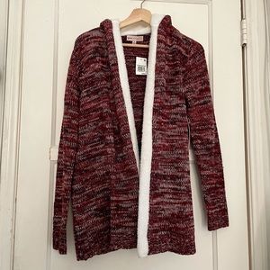 Loungewear sweater with hood